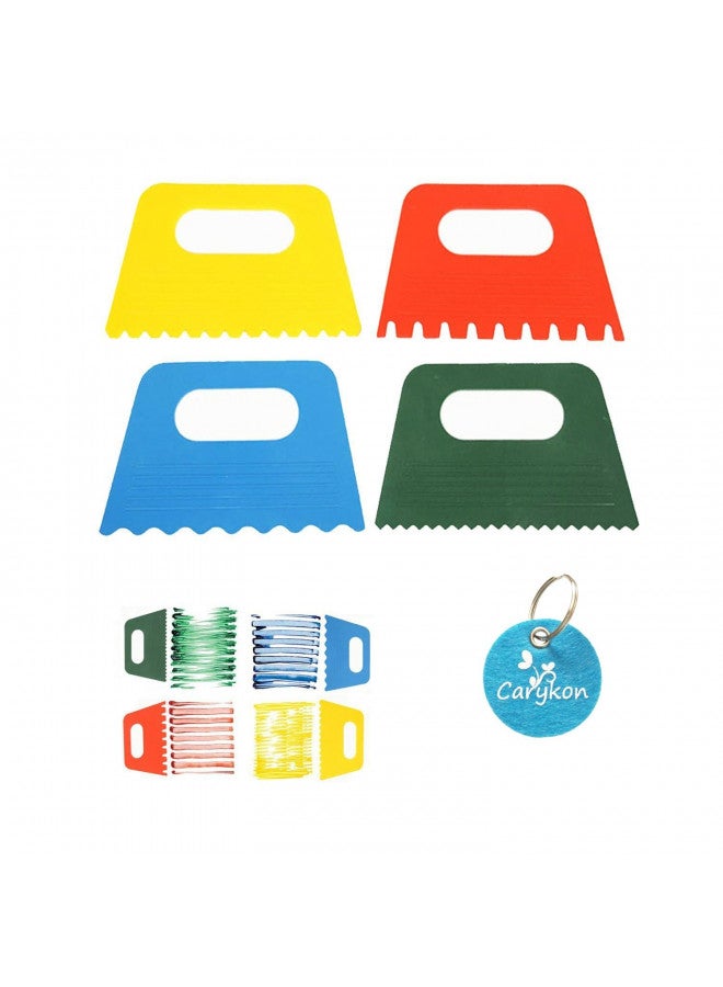 Carykon Paint Scrapers for Art DIY, Pack of 4 - Image 1