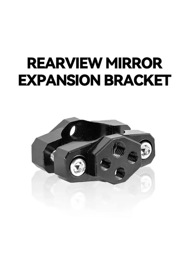 Black Aluminum Motorcycle Handlebar Bumper Mount Clamp For LED Spot Turn Signal Lights Fits Most Bikes - Image 5