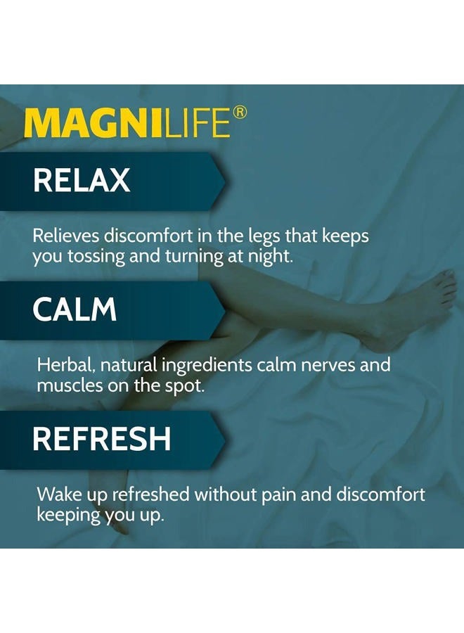 Magnilife Relaxing Leg Cream, Deep Penetrating Topical for Pain and Restless Leg Syndrome Relief, Naturally Soothe Cramping, Discomfort, and Tossing with Lavender and Magnesium - 4oz - Image 4