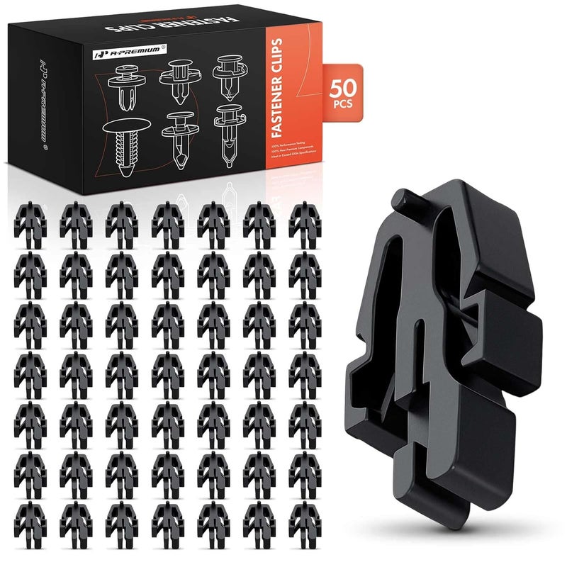 A-Premium 50PCS Nylon Radiator Grille Clips Fasteners - Image 1