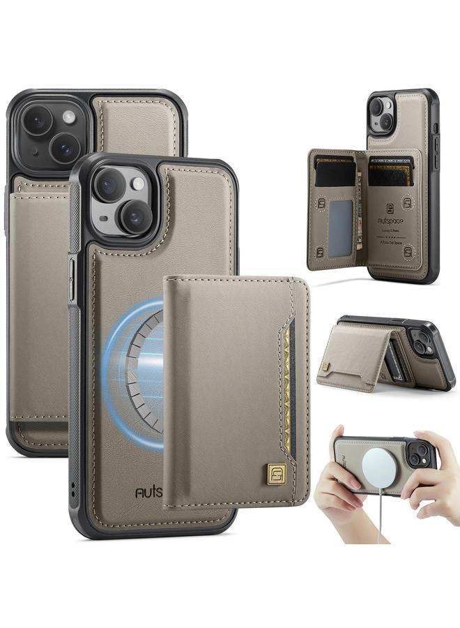 Case For iPhone 13 A13 MagSafe Magnetic RFID Flip Card Bag Phone Case