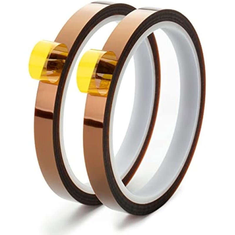 Heat Tape - 10mm x 33m (108ft), 2 Rolls, High Temperature Tape for Sublimation and Heat Press - Image 1