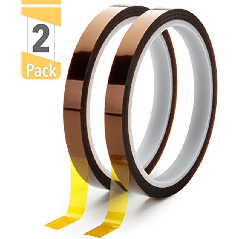 Heat Tape - 10mm x 33m (108ft), 2 Rolls, High Temperature Tape for Sublimation and Heat Press - Image 2