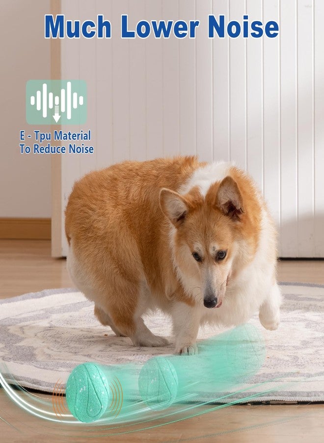 Magicorange ألعاب ماجيك أورانج التفاعلية للكلاب، ألعاب كرات الكلاب المتدحرجة تلقائياً، كرات تنس متدحرجة للكلاب، كرات رعي للكلاب (أزرق بحيري) - Image 3