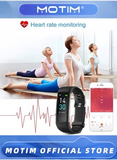 Motim Fitness Tracker with Heart Rate Monitor Sleep Monitor Calorie Counter for Android Phones & iOS Phones Sports Tracker for Women & Men & Kids  - Image 3