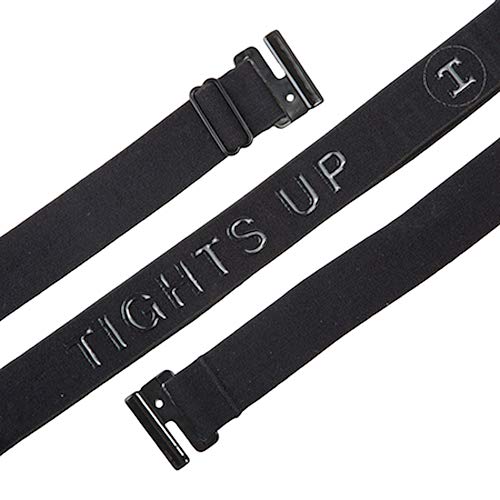 TIGHTS UP® Adjustable, No Show, Flat Buckle, Invisible Elastic Belt. Stretch Belt for Women and Men - Black Plus Belt - Image 3