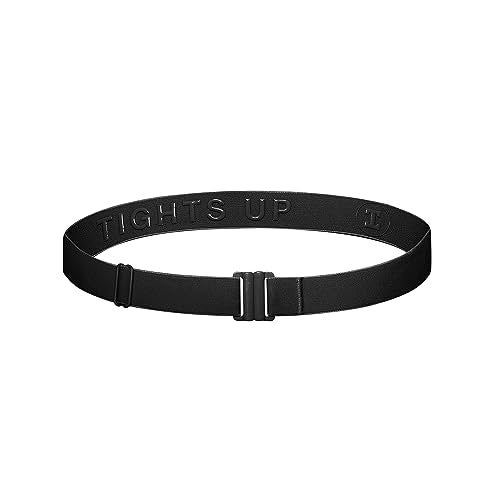 TIGHTS UP® Adjustable, No Show, Flat Buckle, Invisible Elastic Belt. Stretch Belt for Women and Men - Black Plus Belt - Image 4