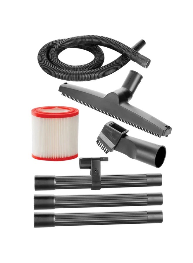 TOTAL Vacuum Cleaner 800W 12L Wet & Dry Drum Vacuum with HEPA Filter, Strong Suction, Metal Tank - Image 2