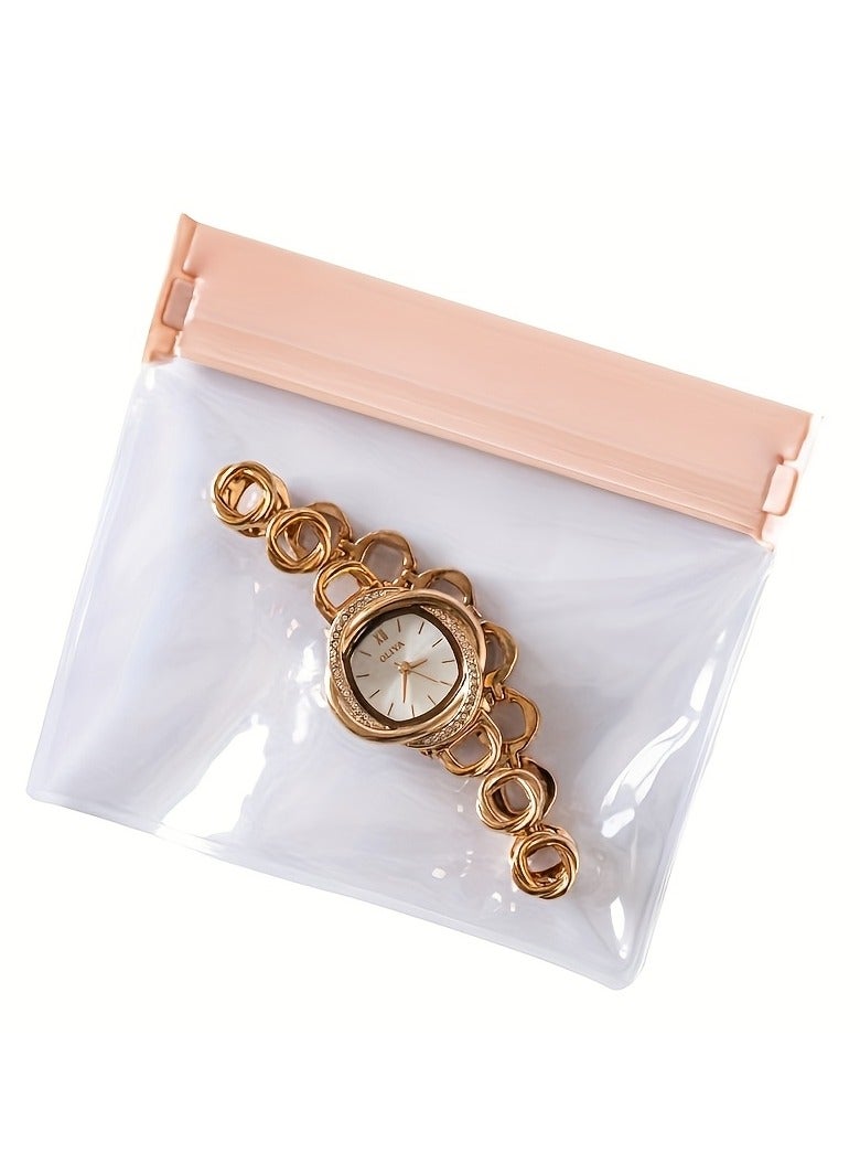 Generic 15-Piece EVA Jewelry Travel Organizer Set - Waterproof & Anti-Tarnish Storage Pouches for Earrings/Rings/Necklaces (Sealed Zipper Closure, Compact Vacation Accessory Case)  - Image 4