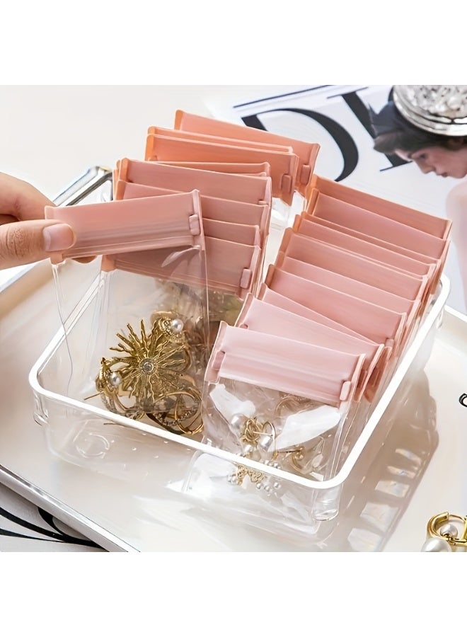 Generic 15-Piece EVA Jewelry Travel Organizer Set - Waterproof & Anti-Tarnish Storage Pouches for Earrings/Rings/Necklaces (Sealed Zipper Closure, Compact Vacation Accessory Case)  - Image 1