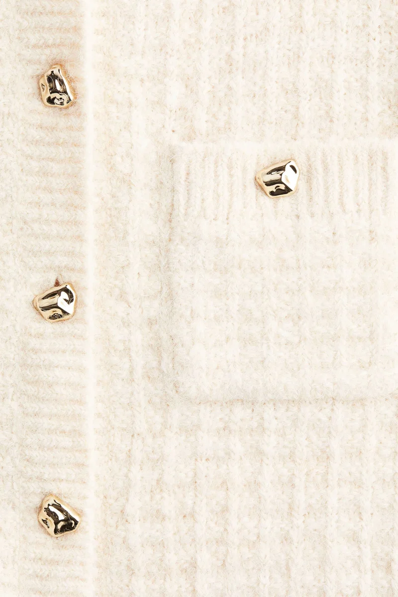 H&M MAMA Structured-knit cardigan