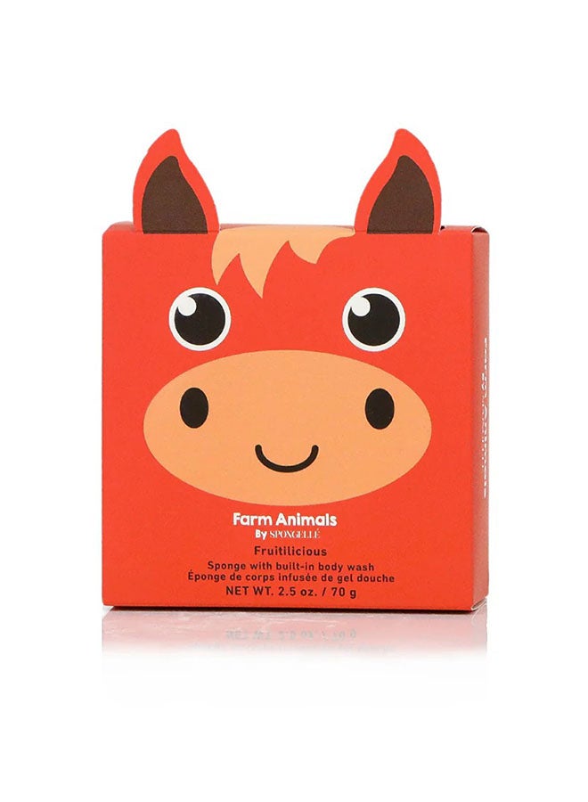 spongelle Henry Horse Body Wash Infused Buffer 70g (Multi Use) - Image 2