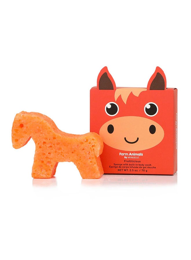 spongelle Henry Horse Body Wash Infused Buffer 70g (Multi Use) - Image 1
