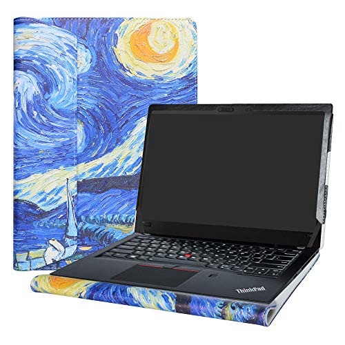 Alapmk Protective Case for Lenovo ThinkPad T14 T14s P14s T490 T495 T495s T490s T480s/ThinkPad P43s/ThinkPad T14 Gen 2/ThinkPad P14s Gen 2 14 Inch Laptop(Not fit thinkpad T480),Starry Night - Image 1