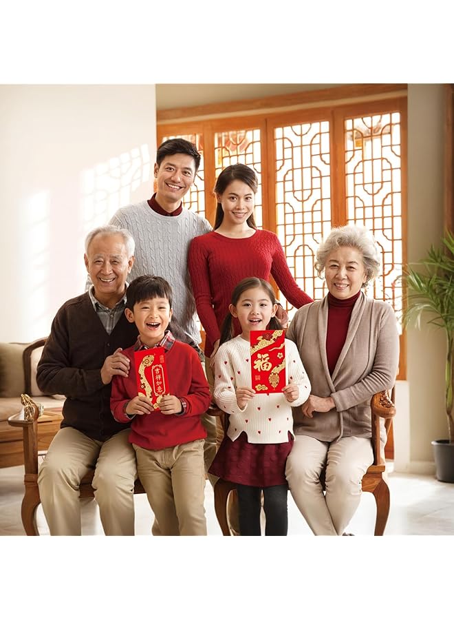 erorex 30Pcs Snake Year 2025 Red Envelopes Lucky Money Pouches For Chinese New Year And Weddings Festive Red Packets Prosperity And Good Fortune Symbols - Image 3