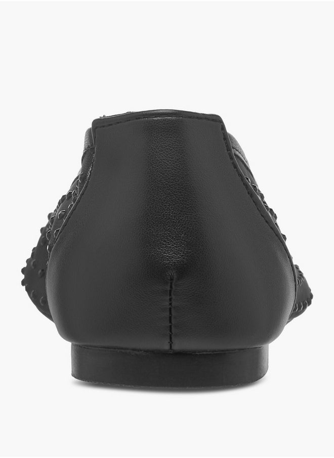 Flora Bella By Shoexpress Women's Embellished Slip-On Ballerinas  - Image 5