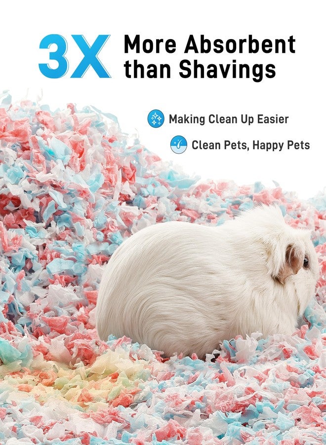 BUCATSTATE Hamster Bedding 50L, 99% Dust-Free Guinea Pig Bedding Odor Control Paper Bedding, Cozy Small Animal Bedding for Rabbit Rat Syrian Dwarf Hamsters Gerbils (Confetti) - Image 4