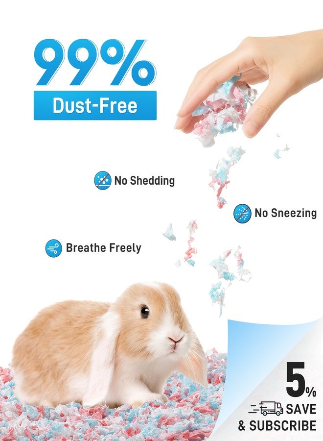 BUCATSTATE Hamster Bedding 50L, 99% Dust-Free Guinea Pig Bedding Odor Control Paper Bedding, Cozy Small Animal Bedding for Rabbit Rat Syrian Dwarf Hamsters Gerbils (Confetti) - Image 3