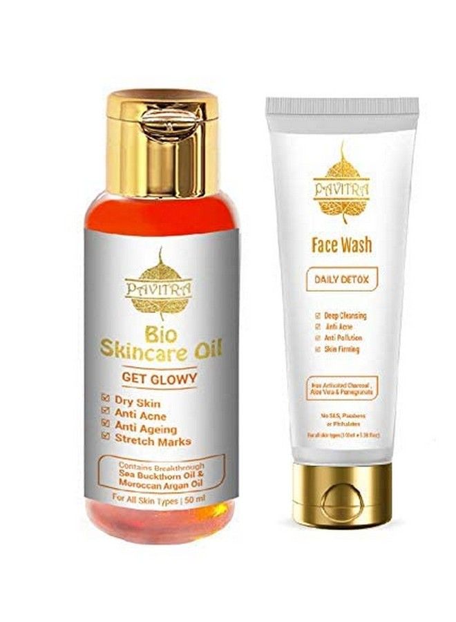 Pavitra+ Advanced Cleansing And Hydrating Kit With Face Wash And Skincare Oil - Image 3