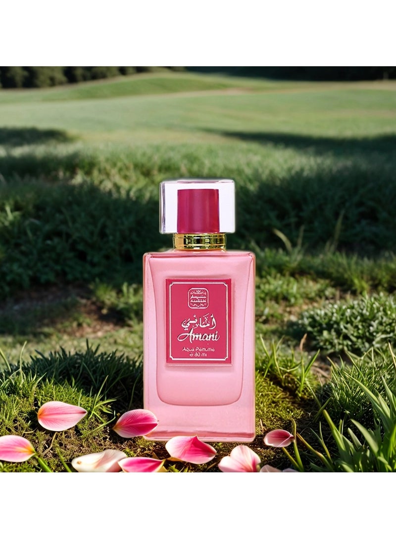 Naseem Amani Eau De Parfum Aqua Perfume for Men & Women - 80ml - Image 2