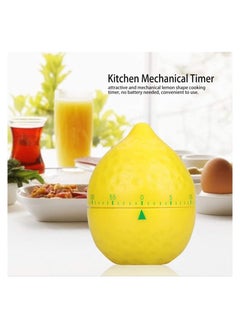 Kitchen Timer, Timepiece Kitchen Timer Short Timer Alarm Clock Funny Egg Timer Egg Knife Lemon Shape, Kitchen Mechanical Timer Manual Lemon Shape Counters for Home Cooking Timing Tool