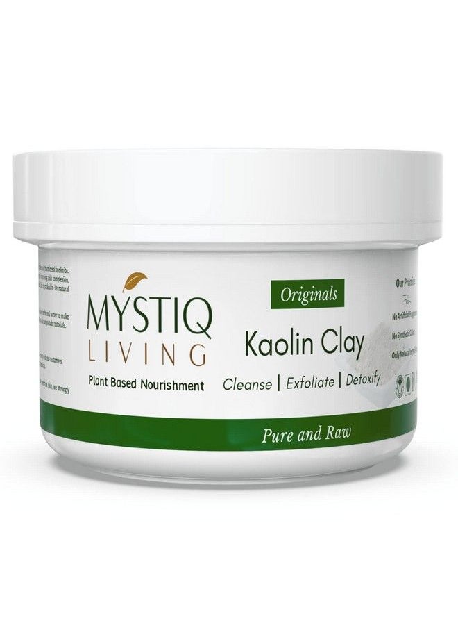 MYSTIQ LIVING - Originals Kaolin Clay Powder; Pure Organic & Natural; Chinni Mitti; Ideal For Face & Hair Pack 175 Gm - Image 1