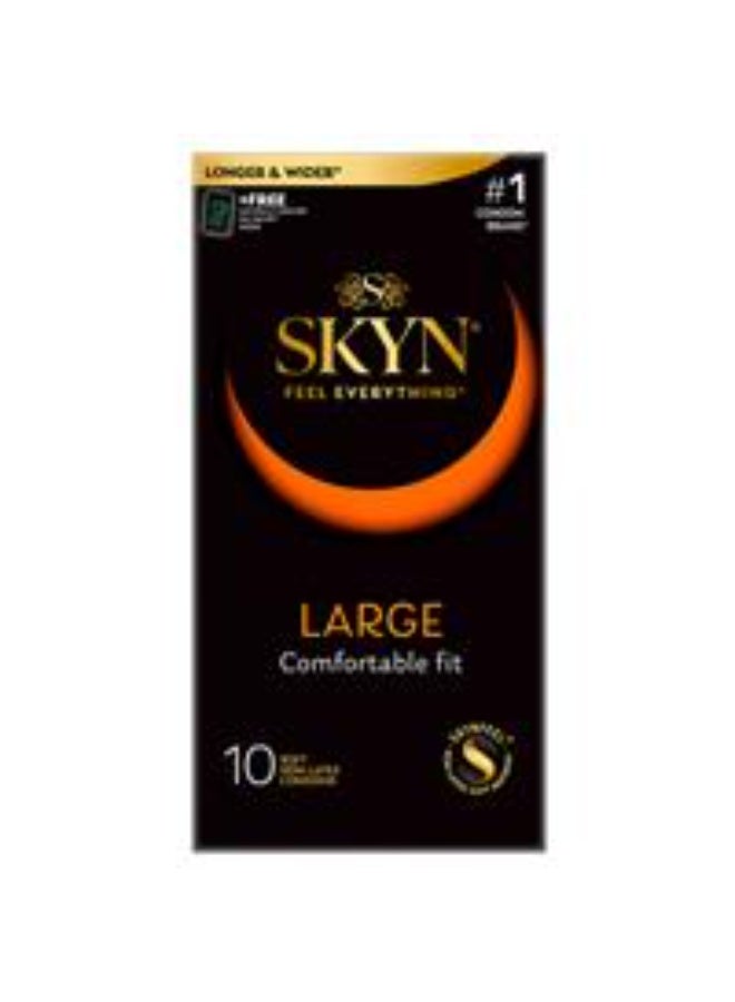 كوندومات SKYN ذات المقاس الكبير والمريحة – 10 عداد