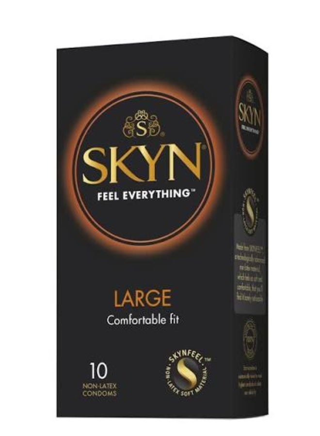SKYN Large Comfortable Fit Condoms – 10 Count - Image 3