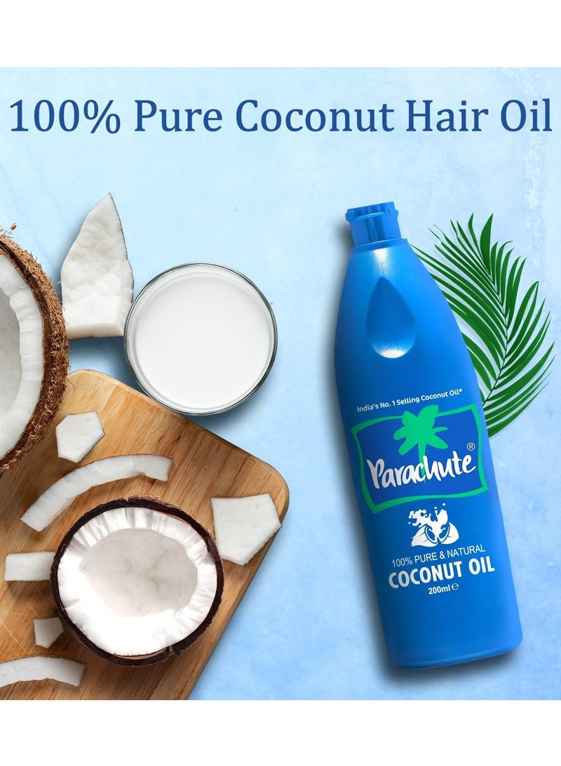 باراشوت زيت جوز الهند الطبيعي بنسبة 100% 200ملليلتر - Image 4