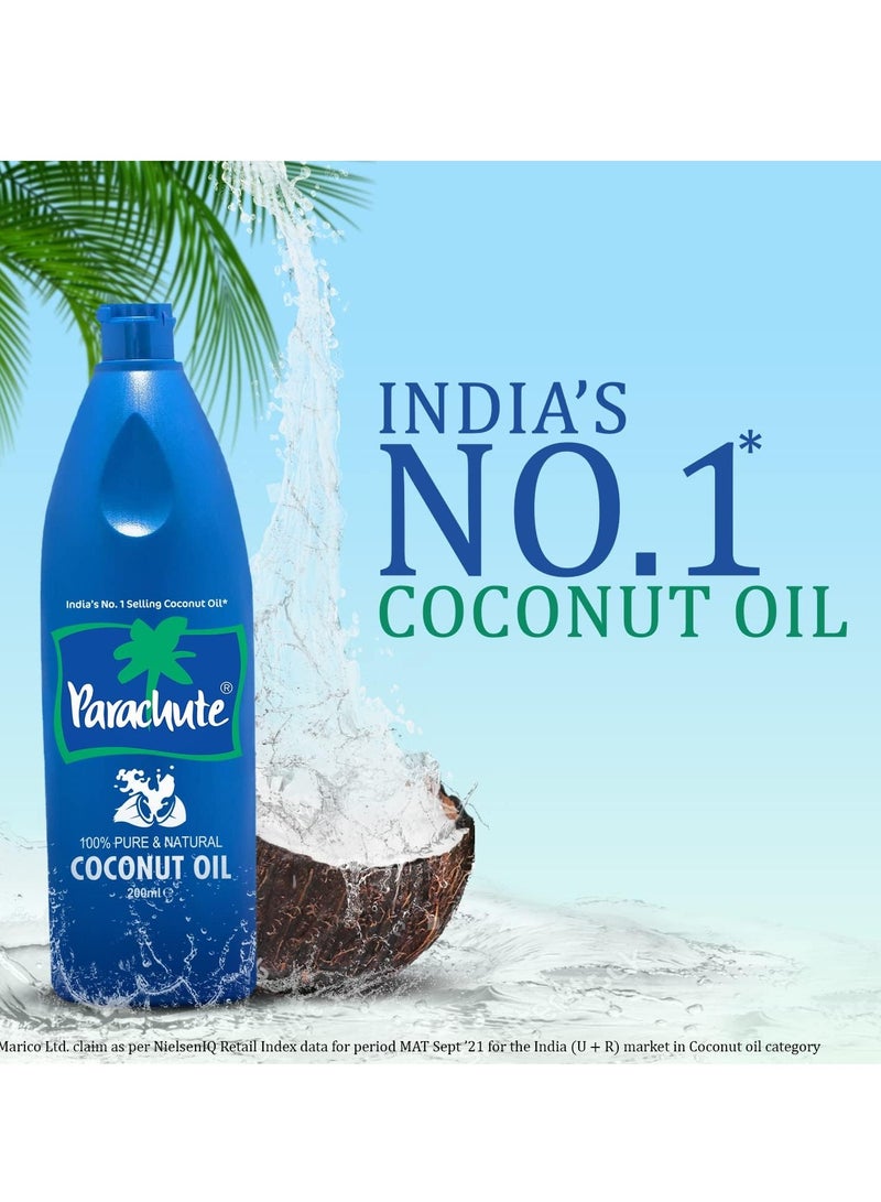 باراشوت زيت جوز الهند الطبيعي بنسبة 100% 200ملليلتر - Image 3