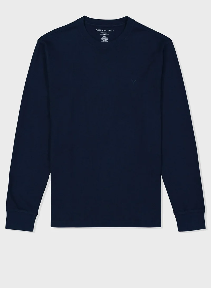 American Eagle Logo Crew Neck T-Shirt
