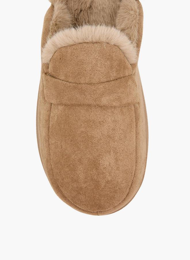 Le Confort Women Faux Fur Bedroom Slippers - Image 3
