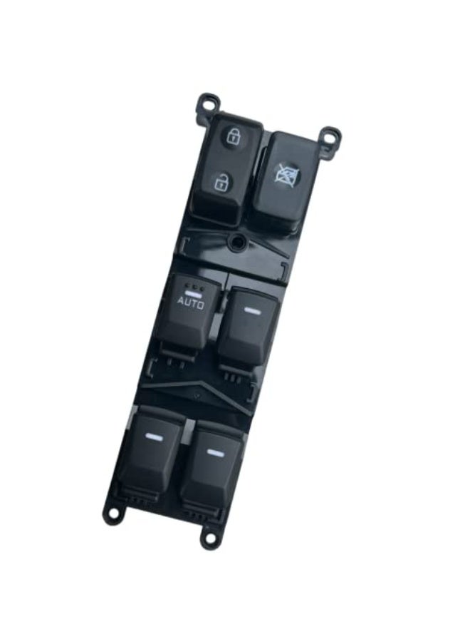 Power Window Master Switch Compatible with Kia Rio 2012 2013 2014 2015 Replace OE# 93570-1W155 Front Left Driver Side, Black - Image 1