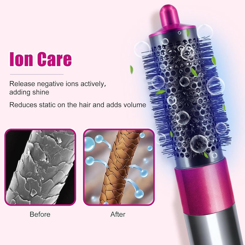 تشان تشنج فرشاة تكبير الحجم الدائرية من لـ Dyson لملحق Airwrap HS01/HS05، رقم القطعة 969489-01 970750-01 للشعر المسطح الخامل - Image 4