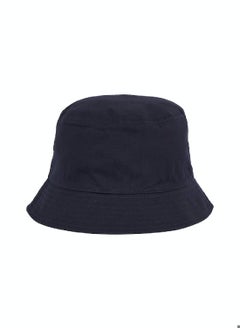 TOMMY HILFIGER Men's Flag Embroidery Cotton Bucket Hat - Cotton, Blue  - Image 3