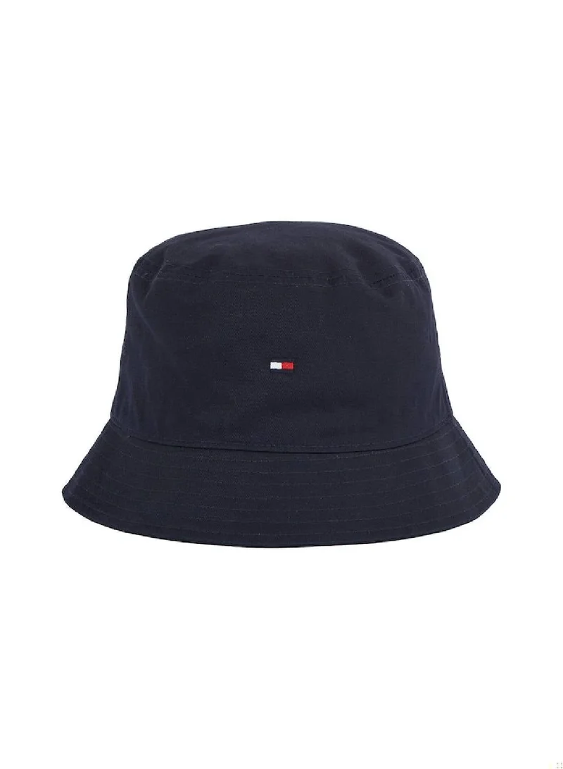 Tommy Hilfiger Flag Embroidery Cotton Bucket Hat