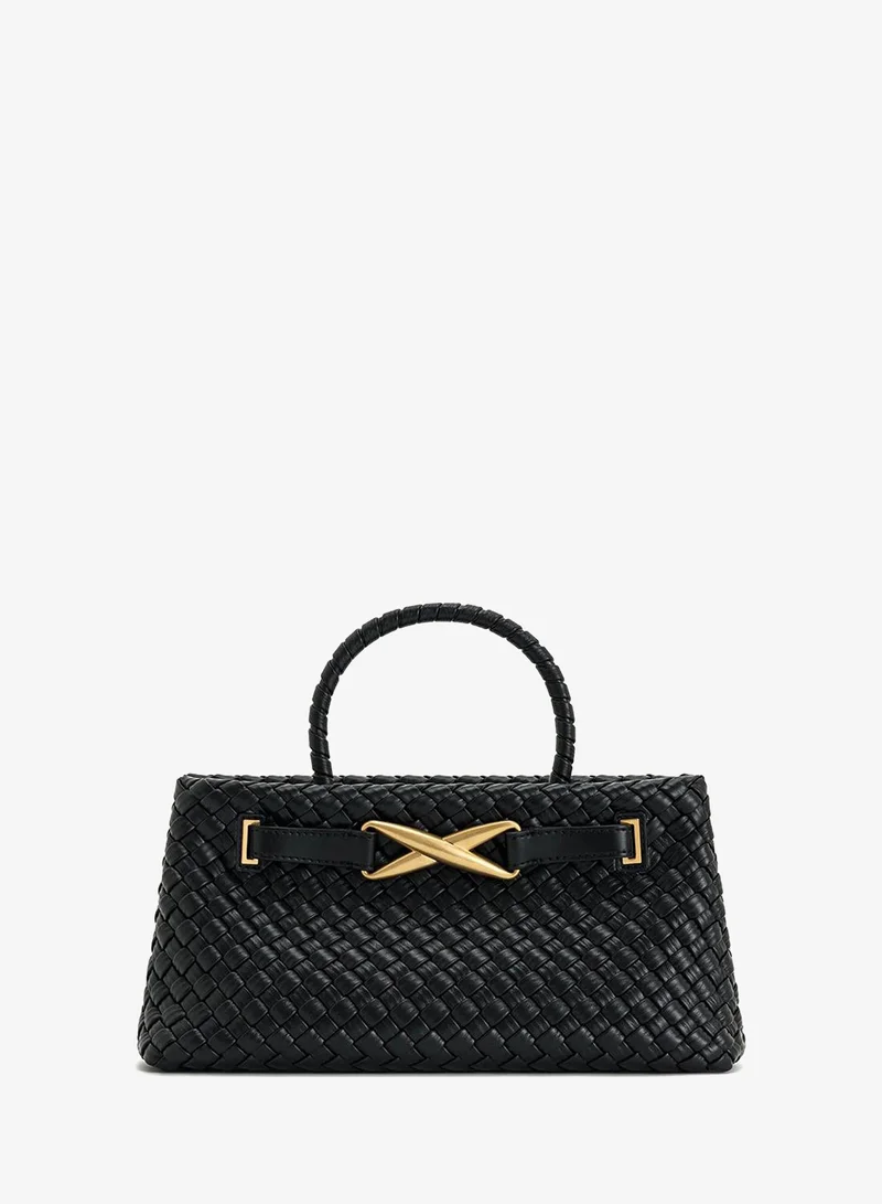 JW PEI Elora Woven Satchel Bag