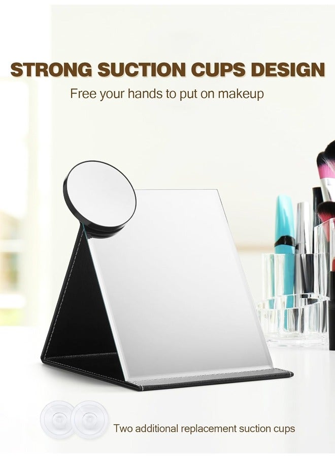 30X Magnifying Mirror with 2 Suction Cups, 3.5 inches Magnified Makeup Mirror and 1 Slant Tweezers - Image 4