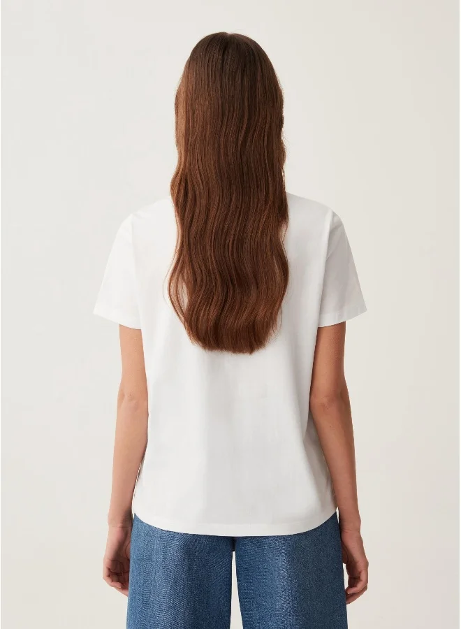 Ovs Ovs Immaterial Girls La Tos Print T-Shirt