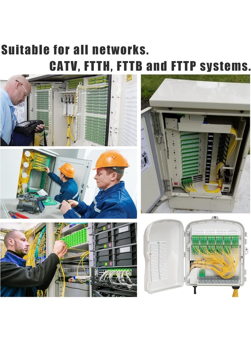 فوجيشكا كابل ألياف ضوئية SC-SC APC بطول 3 أمتار (FJSA604) عالي السرعة أحادي الوضع FTTH، سلك توصيل أخضر، كابل ألياف أصفر - Image 4