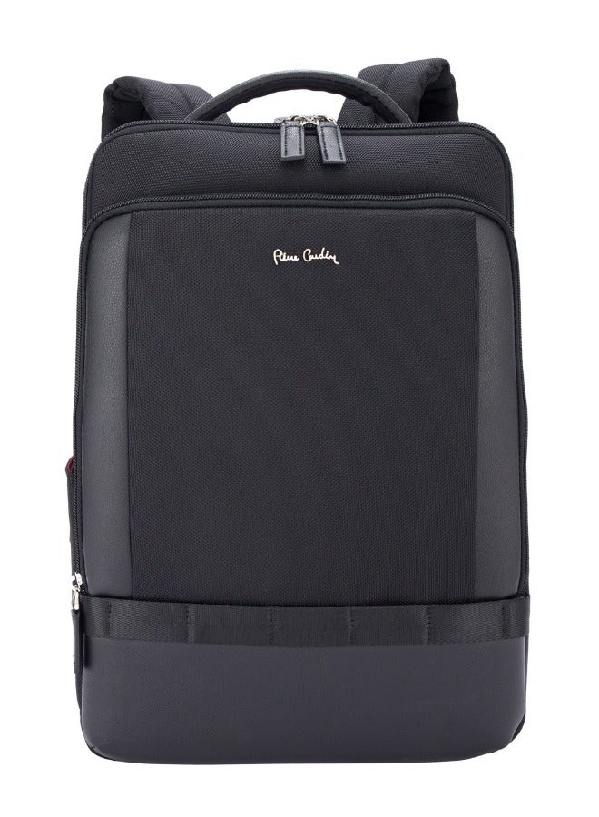 pierre cardin Professional Travel Laptop Backpack, Extensible Business Bag, Water Resistant College Backpack  - Image 2