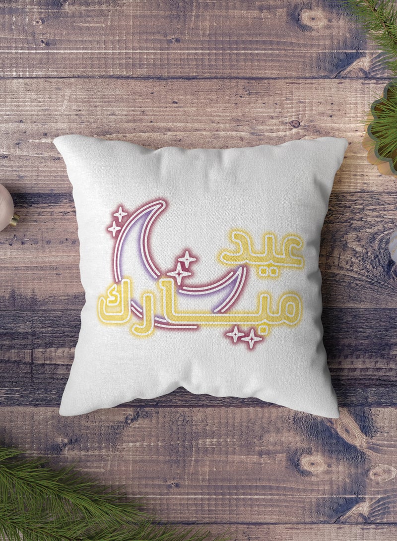 LOWHA Polyester Pillowcase Cushion Cover with Eid Mubarak Design - Image 4