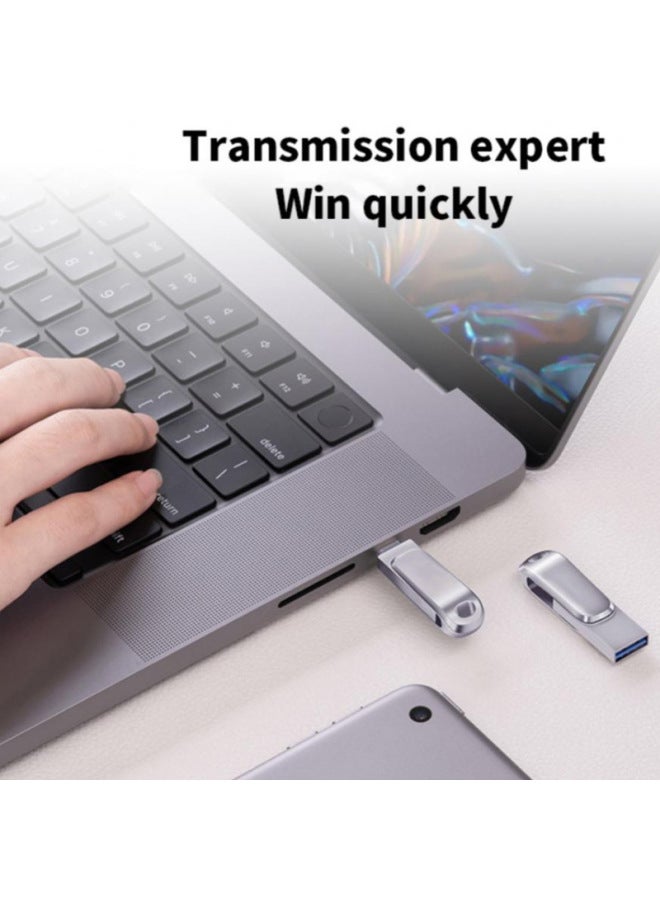 Expansion 2TB Android Mobile Phone U Disk Type-C Computer 1TB Dual Interface 128gb256gb512gb USB Disk-Capacity:Cross Border 128GB  - Image 3