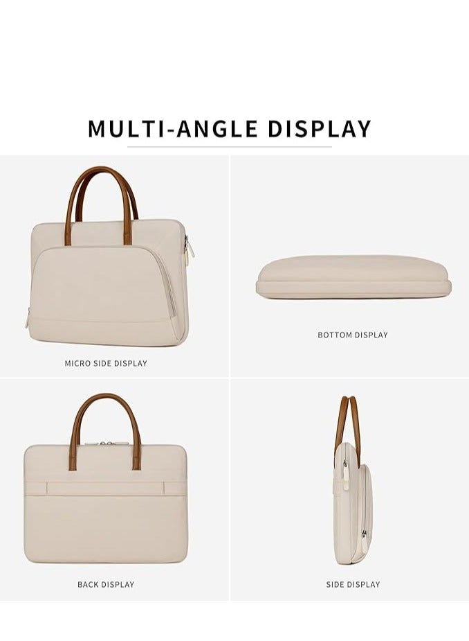 Laptop Bag for Women,14-15.6 Inch Shoulder Bag, Waterproof Laptop Sleeve Case Business Office Work Bag, Briefcase Computer Tote Bag Laptop Carrier  - Image 2