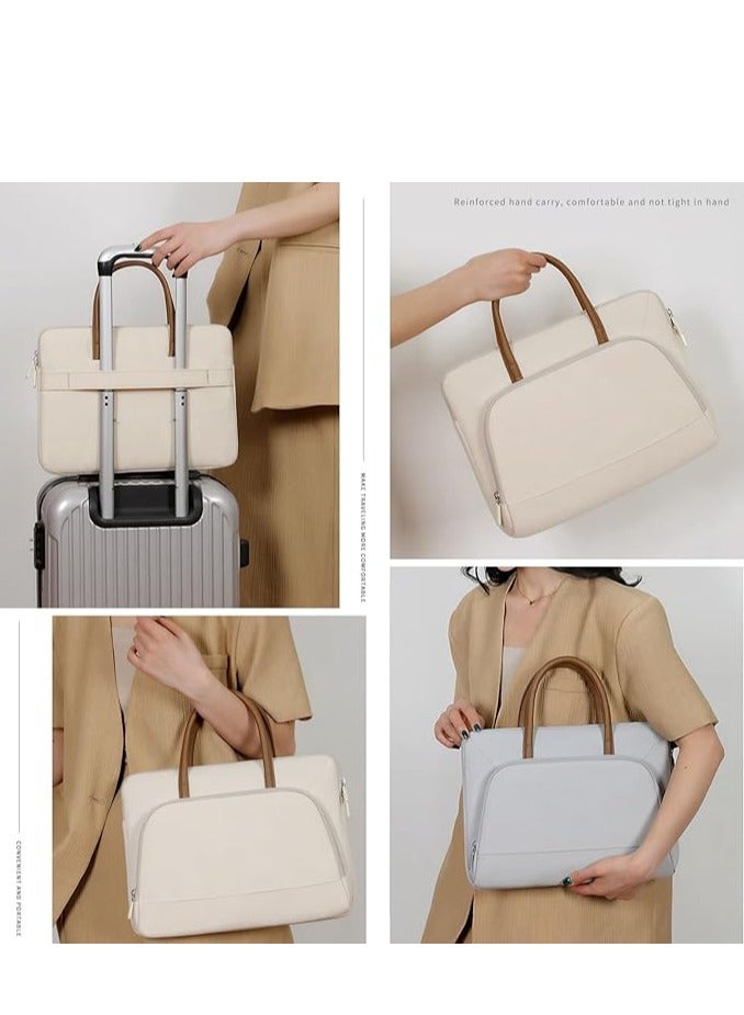 Laptop Bag for Women,14-15.6 Inch Shoulder Bag, Waterproof Laptop Sleeve Case Business Office Work Bag, Briefcase Computer Tote Bag Laptop Carrier  - Image 5