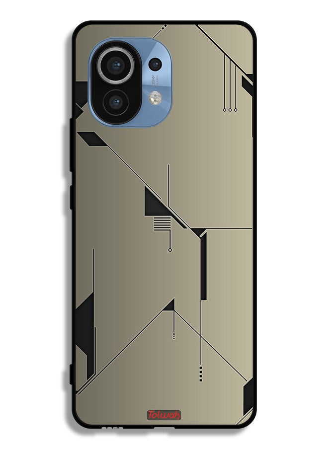 Tolwak - Xiaomi Mi 11 Protective Case Cover Minimalism Abstract Digital Art - Image 1