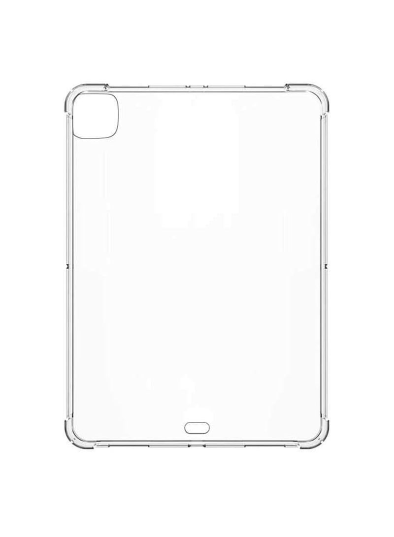 حافظة iPad Pro 11 بوصة جديدة 2022 (الجيل الرابع) / 2021 (الجيل الثالث) / 2020 (الجيل الثاني)، حافظة حماية جانبية من السيليكون والمطاط الشفاف، شفافة  - Image 4