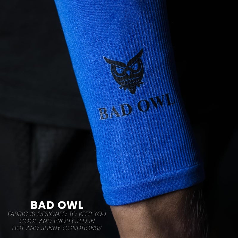 BADOWL Powerflex Gym Sleeves – Unisex Compression Workout Arm Sleeves for Running, Cycling, Gym & Outdoor Sports – UV Protection, Breathable, Stretchable - Image 5