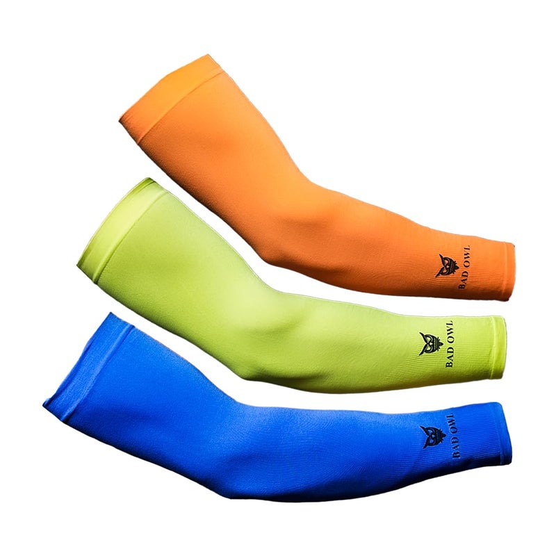 BADOWL Powerflex Gym Sleeves – Unisex Compression Workout Arm Sleeves for Running, Cycling, Gym & Outdoor Sports – UV Protection, Breathable, Stretchable - Image 3