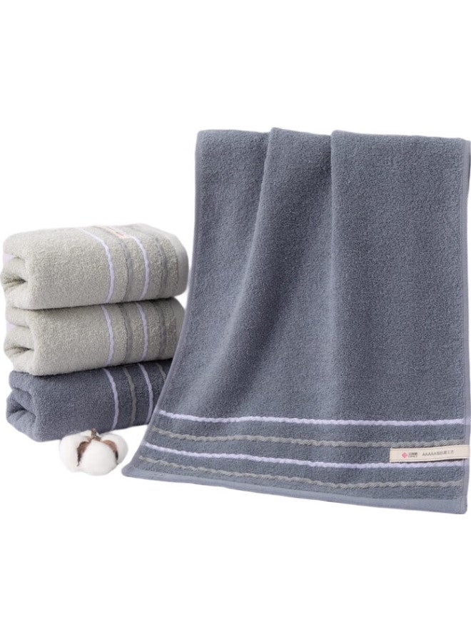 Grace Pure Cotton 5A Grade Antibacterial Towels For Men, Face Towels, 2-Pack, Soft And Absorbent, For Bathing And Face Wiping - Image 3